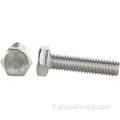 Boulon à vis à tête hexagonale M8 x 30 mm